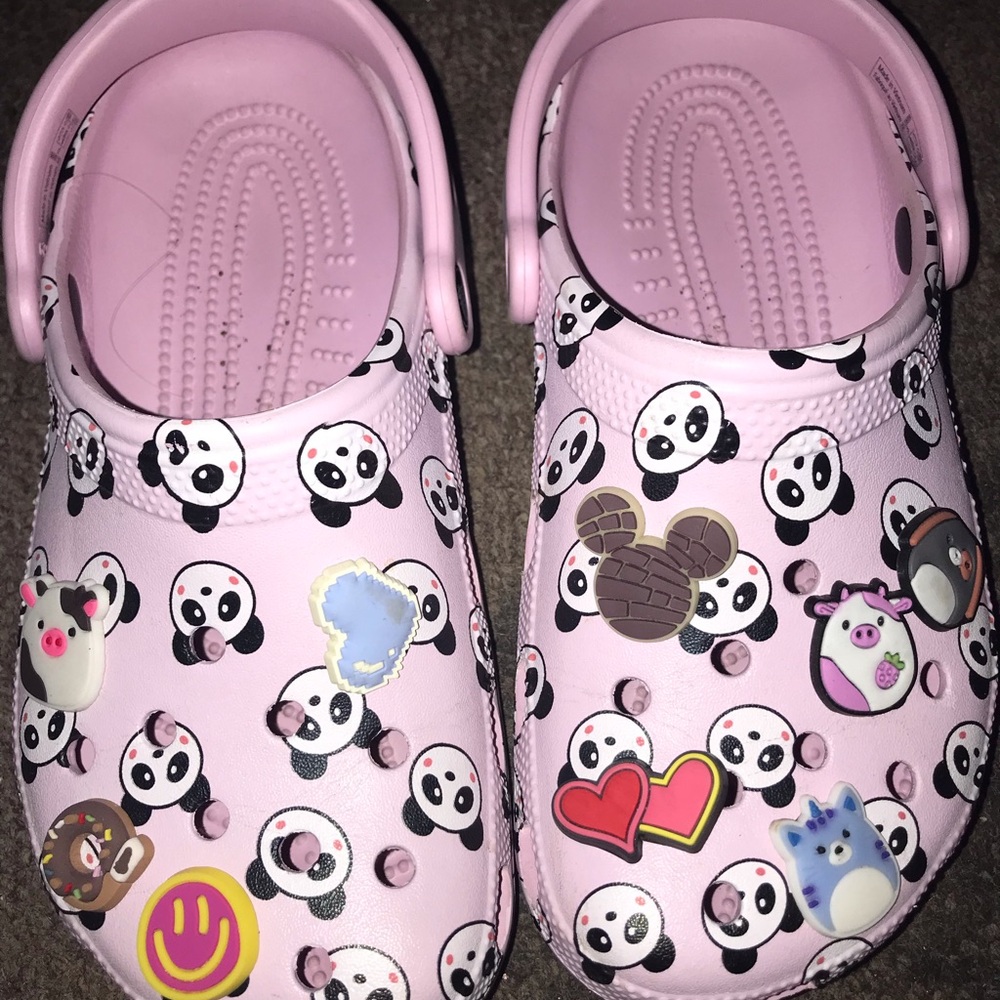 Panda crocs